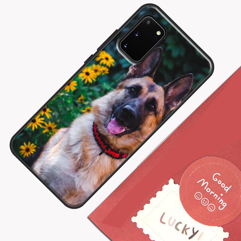 German Shepherd Dog Phone Case For Samsung Galaxy S26 S25 S24 S20 S21 S22 S23 Ultra S10 Plus S25 FE Cover Shell