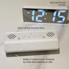 2 Levels Brightness Electronic Table Clock 12/24H Format LED Digital Clock  Office
