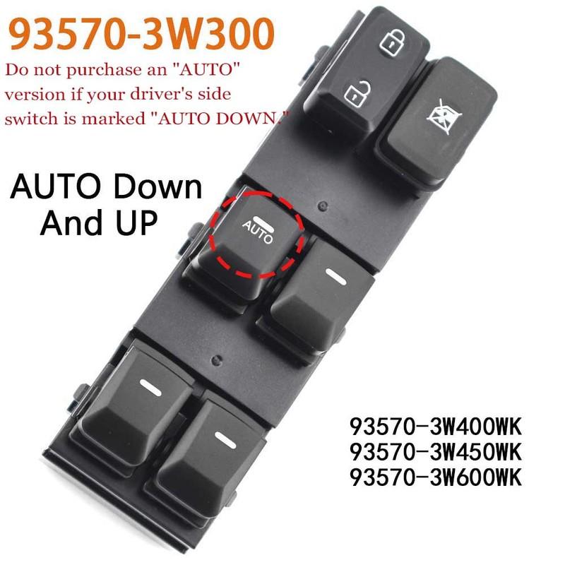 Lifter Regulator Button 935703W100 935703W300 935753W100 For Sportage-R 2010-2015 Windows Spare Parts auto lift window accessory