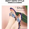 Summer Flip Flops Casual Shoes Sexy Crystal Rhinestone Design Sandal Hot Ladies Leather Fashionable Sexy Slippers