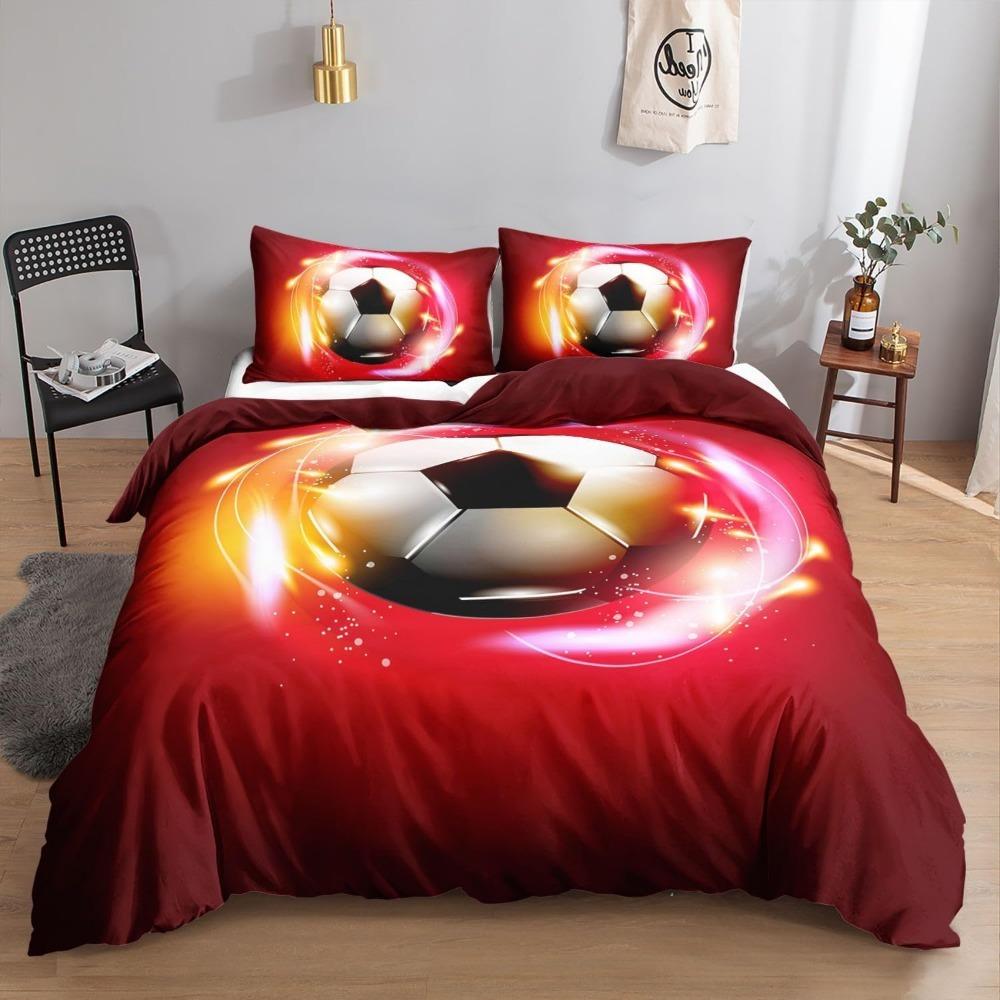 Universe Planet Rocket 3DCartoon   Microfibre Bedding Sets Children's Bed Linen with Zip Room Decor  Duvet Cover  Adult Duvet