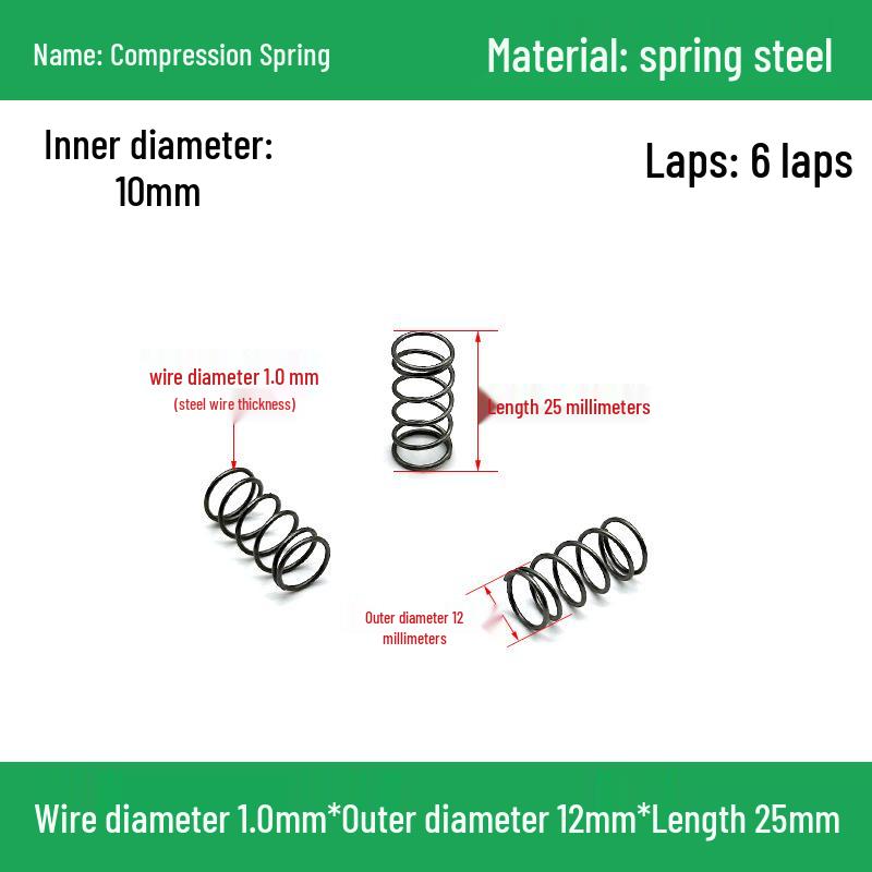 Heavy Duty Y-Type Compression Spring Shock Absorber, 1.0mm Wire Diameter, Outer Diameter 5-20mm.