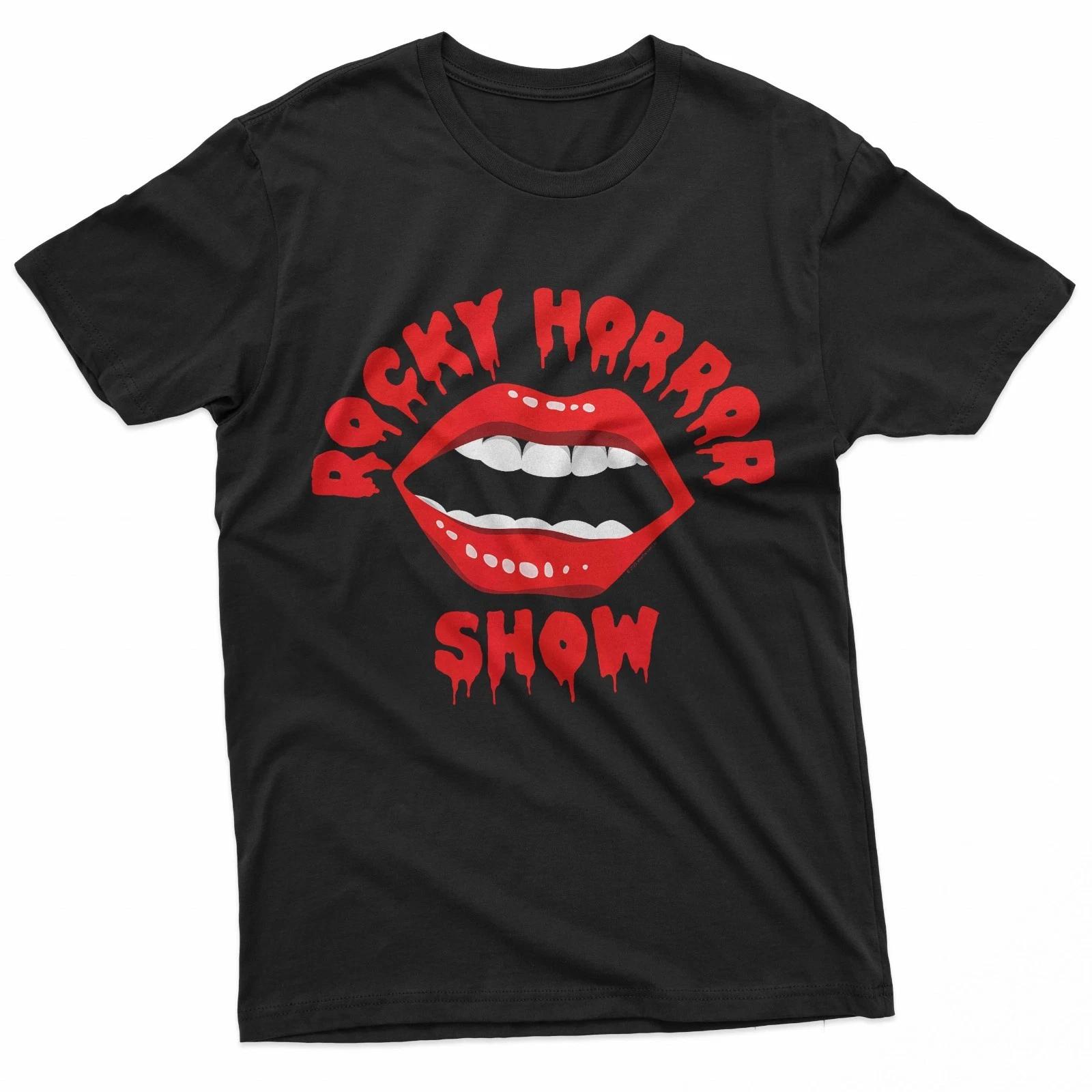 

The Rocky Horror Show Lips Illustration Close-Up Musical T-Shirt XL