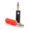 1 Pair Red+Black Banana Plug Connector For Speaker Wire Pin Audio Speaker Screw 4mm Banana Plugs DIY Connectors