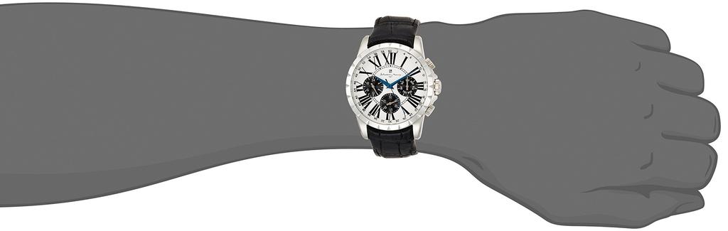 Salvatore Marra Wristwatch Officially Imported Men's Multi-Calendar SM15103-SSWH,
