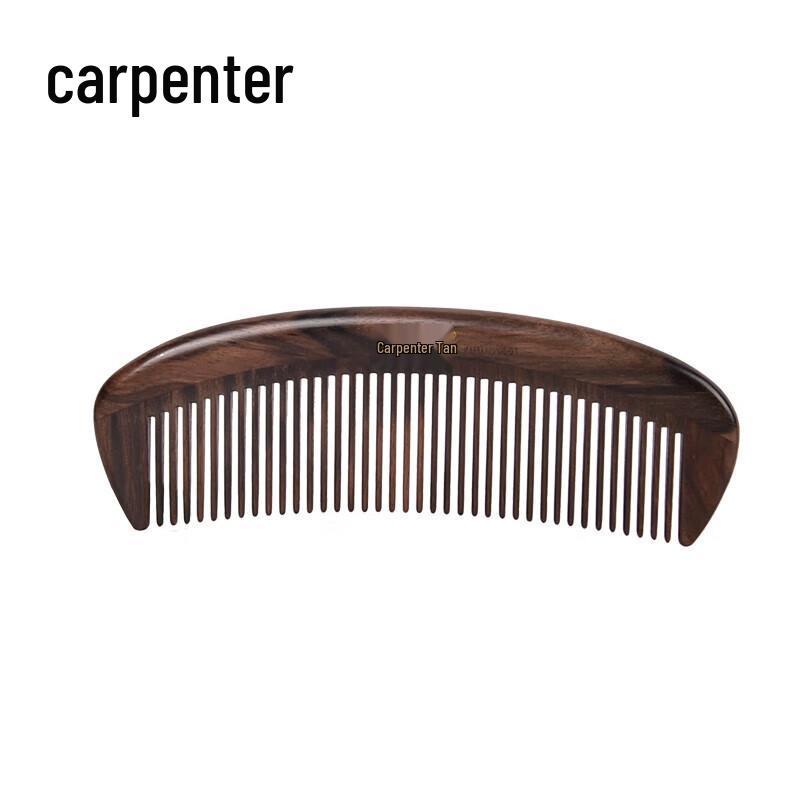 Tan Mujiang Natural Ebony Wood Massage Comb Gift Set