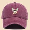 Cartoon Owl Illustration Printed Baseball Cap Fashionable Personalized Versatile Outdoor Fishing Hat
