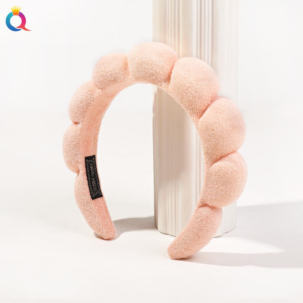 Fluffy Sponge Headband High Cranial Top Spa Headband Headband Headpiece