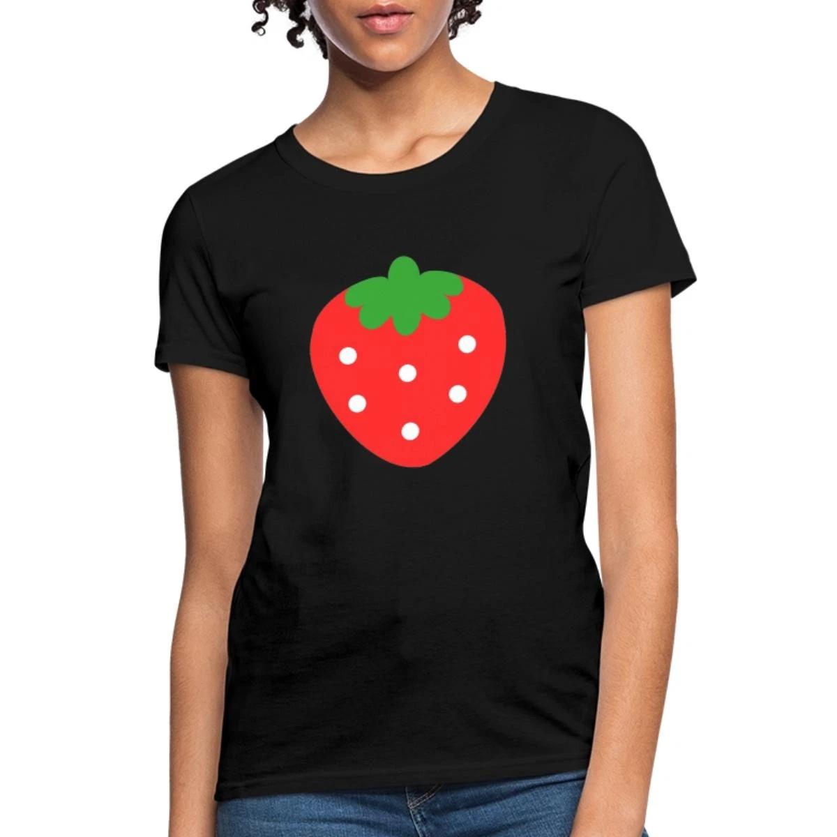 Cute Strawberry Fruit Women s T-Shirt S