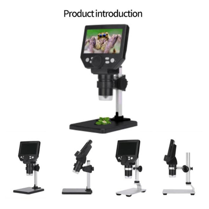 4.3inch Digital Microscope With 1000X Magnification LCD Screen For Hobbyists Circuit Repair And Jewelry Inspection