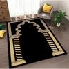 Tapis de prière musulman islamique Décor de salon Tapis antidérapants Chambre Chevet Tapis doux Paillasson d'entrée Tapis lavable en machine