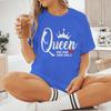 King Queen Hisher One And Only Print T Shirt Valentines Day Gifts Shirts Unisex Unisex King Queen Crown Couple Matching Tshirts