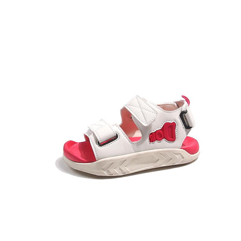 

Girls sandals 2025 summer new children s shoes medium and large children s soft-soled casual shoes boys open-toed beach shoes tide 32-37 yards, 6 pairs in one hand розы красного