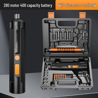 Longmazu Cordless Electric Screwdriver Set CN Plug (adapter Included)
