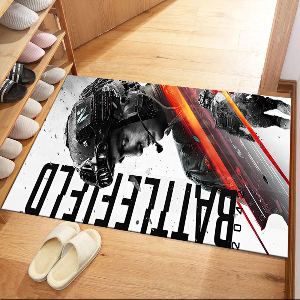 Cyberpunk Soldier Combat Square rugs are a great choice for living rooms, bedrooms, home décor, and as gifts.