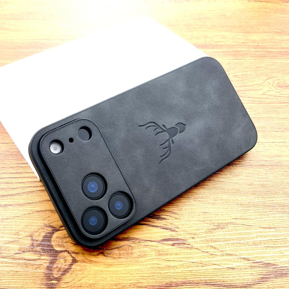 Luxusní kožené pouzdro Retra pro iPhone 17 Air 16 15 14 13 12 11 Pro Max 16E 17Pro iPhone17 Příjemný dotek jako kryt kůže