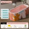 Foldable Full Body Bath Tub for Adults & Couples - Compact Household Bath Basin & Children's Sitz Bath