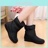 Cozy New Fashion Women Warm Snow Shoes With Soft Sole And Cotton Lining For Winter