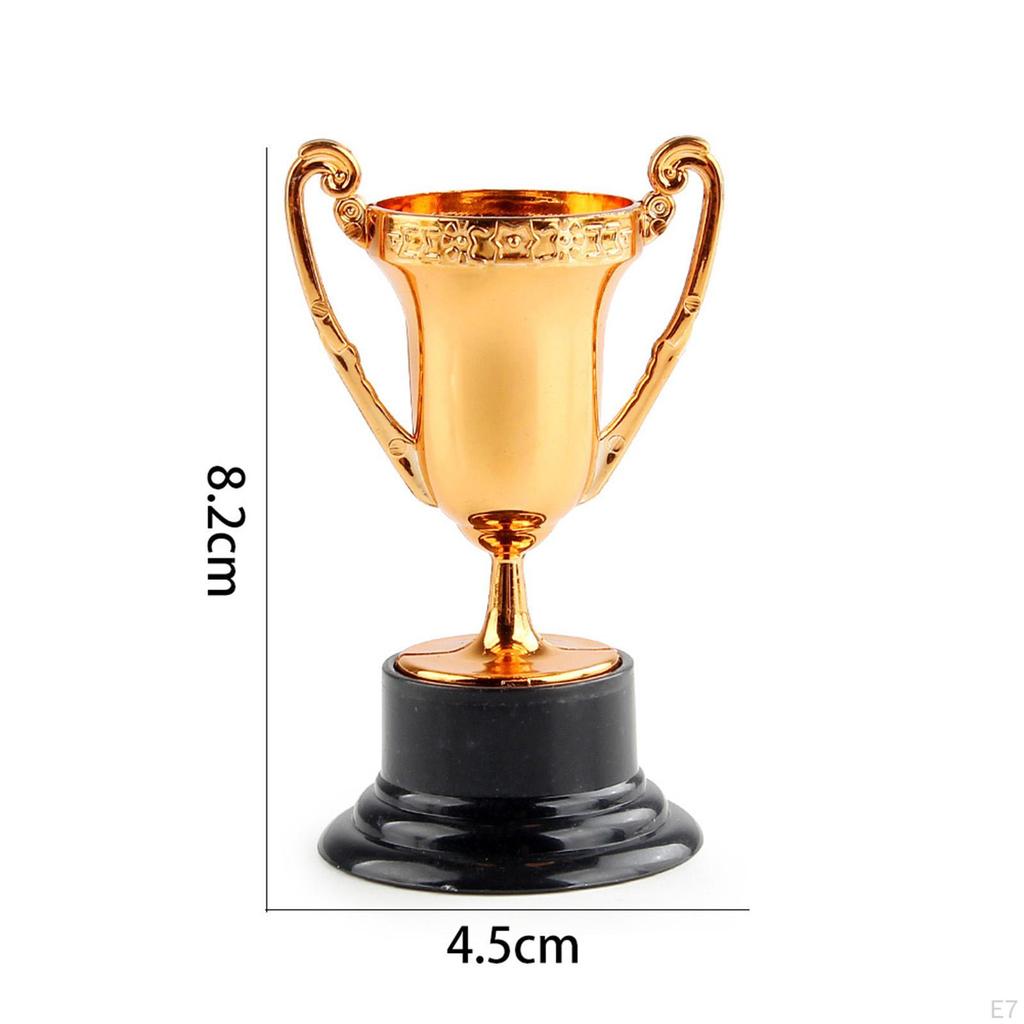 10 Pezzi Mini Trofei Coppe Premio Premio all'Ingrosso Souvenir Colorato Ricompensa Premio per lo sport