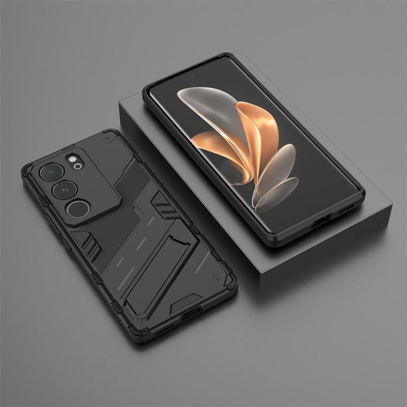 For Vivo V29 5G Case Vivo V29 V29E V29 Pro 5G Cover Funda Shockproof TPU Armor PC Stand Holder Silicone Protective Back Cover