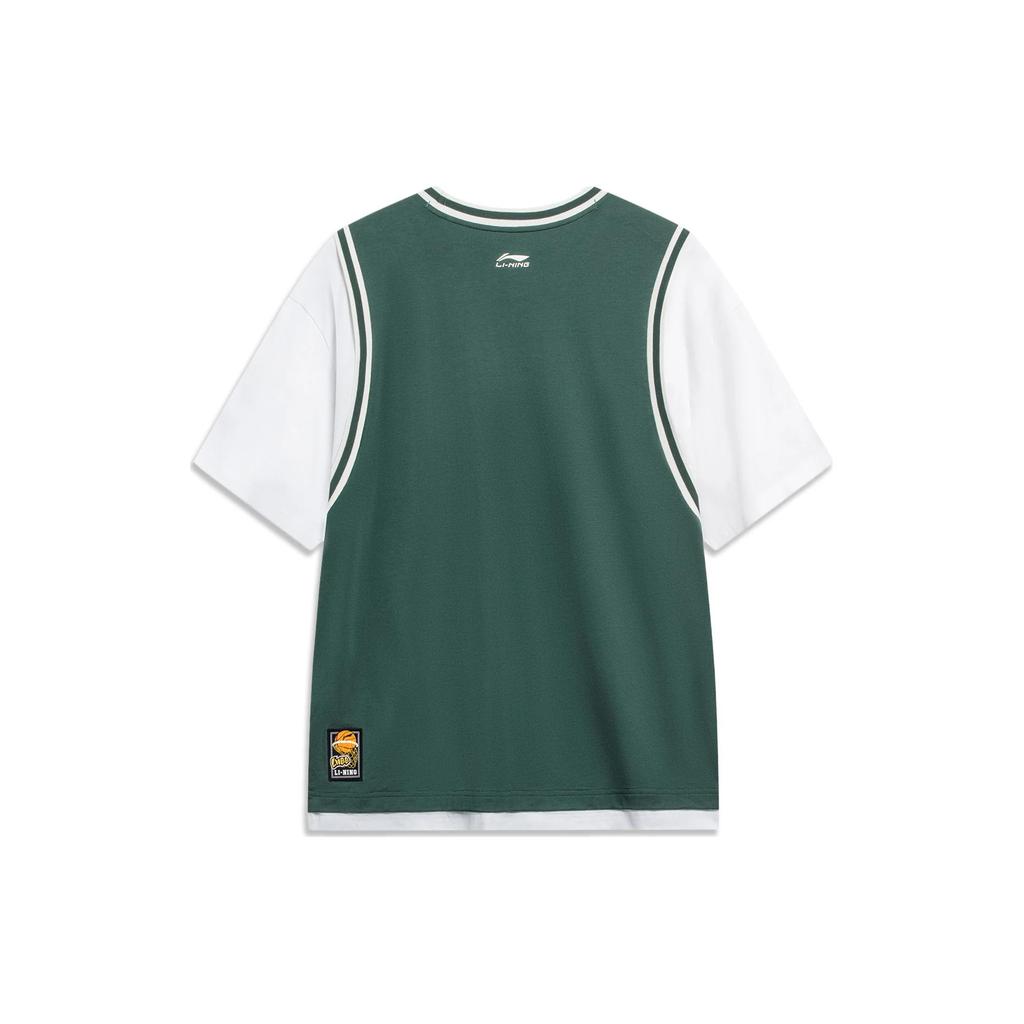 Li Ning Sportmode Kollektion T-Shirt Unisex Türkis AHST573-3