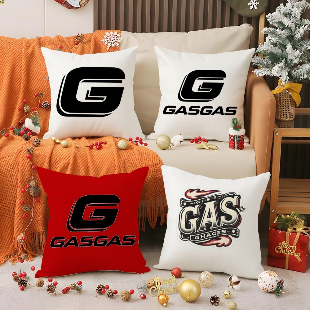 Motorcycle G-Gasgas Pillow Case Pattern Printed Pillowcase For Living Room Sofa Cushion Cover & Bedroom Decor