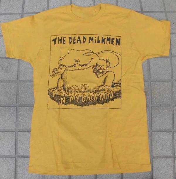 

The Dead Milkmen Big Lizard In My Back Yard Gold T-shirt Cotton UU1029 2XL