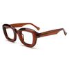 New Classic Retro Acetate Glasses Frame Fashion High-end Men Women Presbyopia Optical Myopia Eyeglass Support Logo