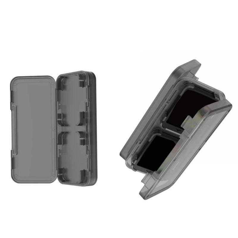 2 pezzi Organizzatori di Carte Portatili Custodia per la Conservazione di Carte da Gioco Custodia per il Trasporto di Cartucce Scatola Porta Protettiva per NS LITE