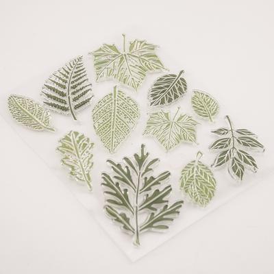 Leaf Silicone Clear Seal Stamp DIY Scrapbooking Embossing Photo Album Decorative