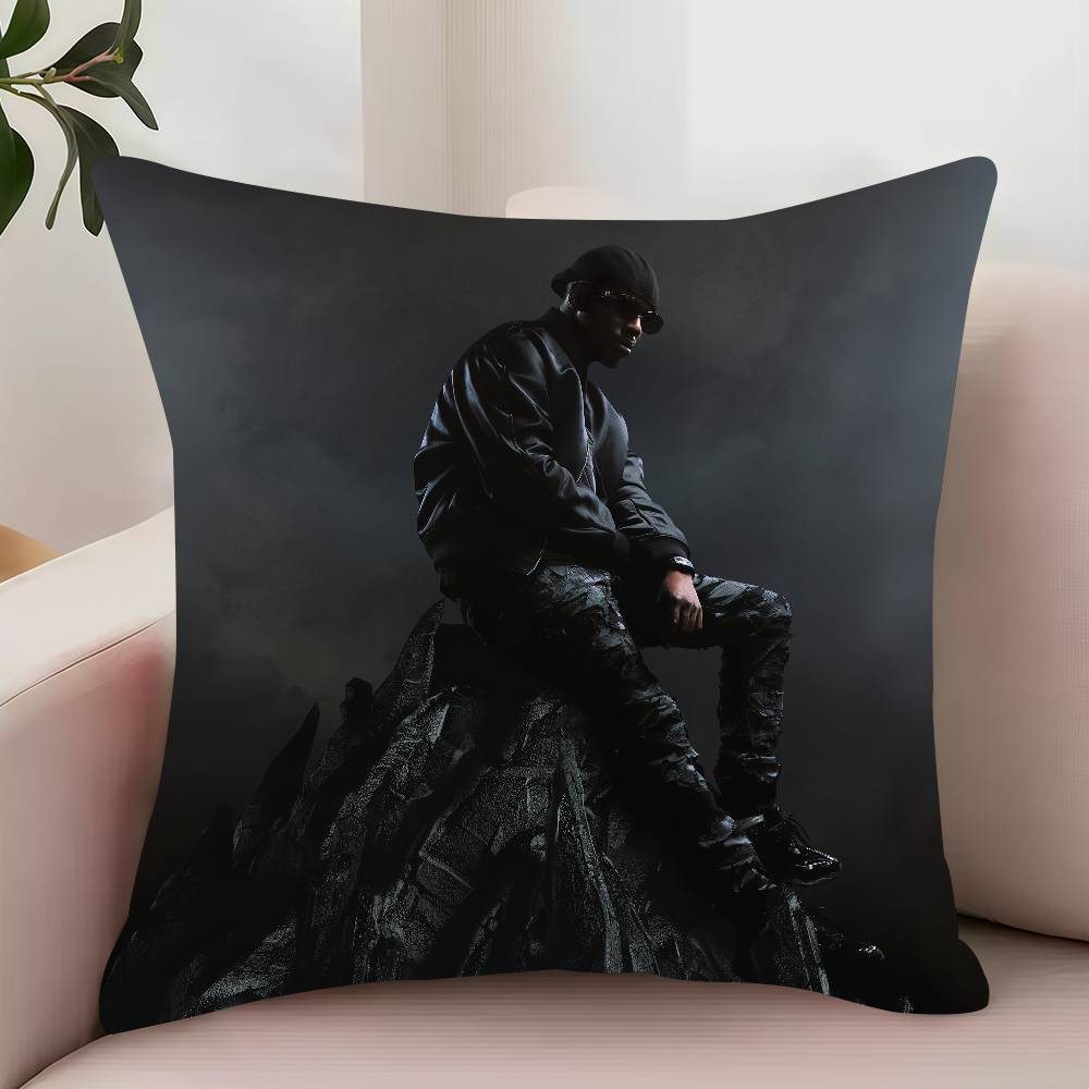 Diamant Noir W-Werenoi Rapper  Pillow Case Decor Protective Covers Comfortable soft for Sofa Living Room Home office