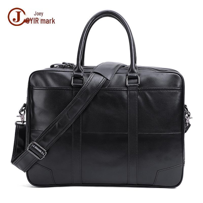 

Винтажный мужской портфель из натуральной кожи на 15,6 дюймов для бизнеса и поездок