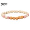 Colorful Synthetic Stone Beaded Bracelet Obsidian for Men Women, Rock Beads Simple Versatile Daily Accessory Stackable Stretch Bracelet, Aromatherapy