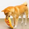 Plush Pizza Toy For Dog And Cats Eye Catching Designs Satisfies Chewing Needs And Support for Health Dental Hygienes