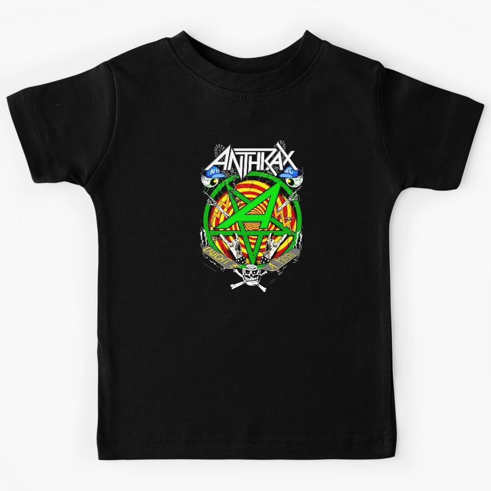 Anthrax Skate Punk Thrash Metal Kids T-Shirt 120