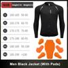 WOSAWE Herren Motocross Jacke Motorradhose CE Körper Weiche Protektoren Hemden Reflektierend Anti-Sturz Moto Racing Schutzkleidung