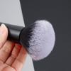 Professional Black Round Handle Powder Brush Makeup Brushes Fluffy Soft Foundation Blush Brush Beauty Cosmetics Women Gift