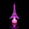 3D Romantic Turn Eiffel/Paris LED Night Light RGB Lampă de masă pentru dormitor
