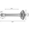 Shower Adapter 1055cm 1pcs Tube Adjustable Flange