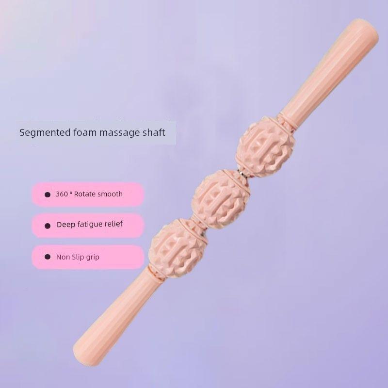 

Lanbu Blue Step Massage Stick Spiked Club Men and Women Muscle Relaxation Massager Rolling Leg Handheld Foam Roller Foam Roller L921522-61/Main drawing(397mm long, 50mm diameter)