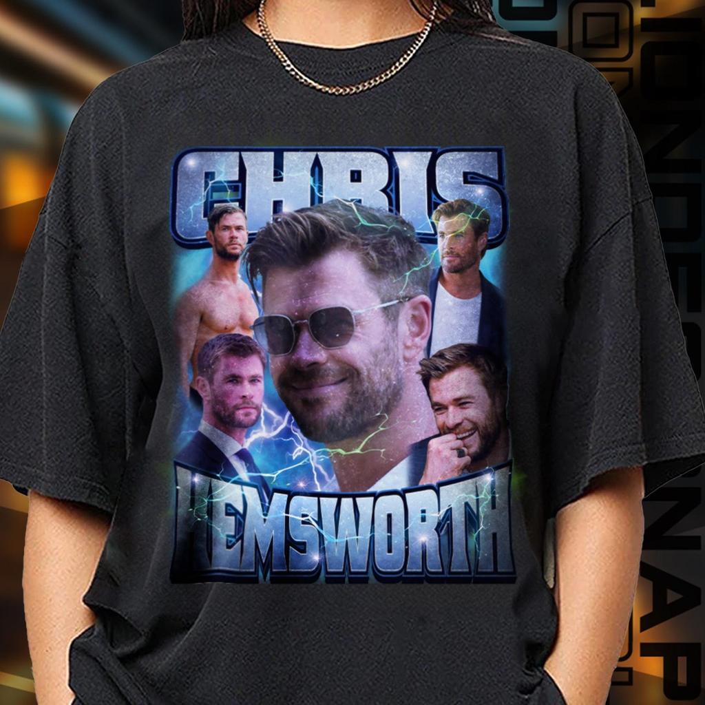 Limited Edition Chris Hemsworth T-shirt, Exclusive Fan Merch for Women and Men, Valentine’s Day Gift
