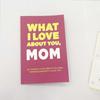 Paper Parent-child Creative Notebook A5 Anti-splash Water Emotional Communication Journal Book Reasons To Love You Efficient