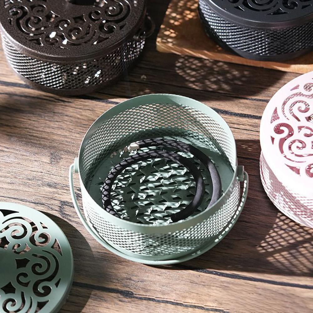 New Insect Repellent Mosquito Coil Tray Holder Anti-fire Cover Incense Burner Sandalwood Anti-Mosquito Mosquito-repellent Holder
