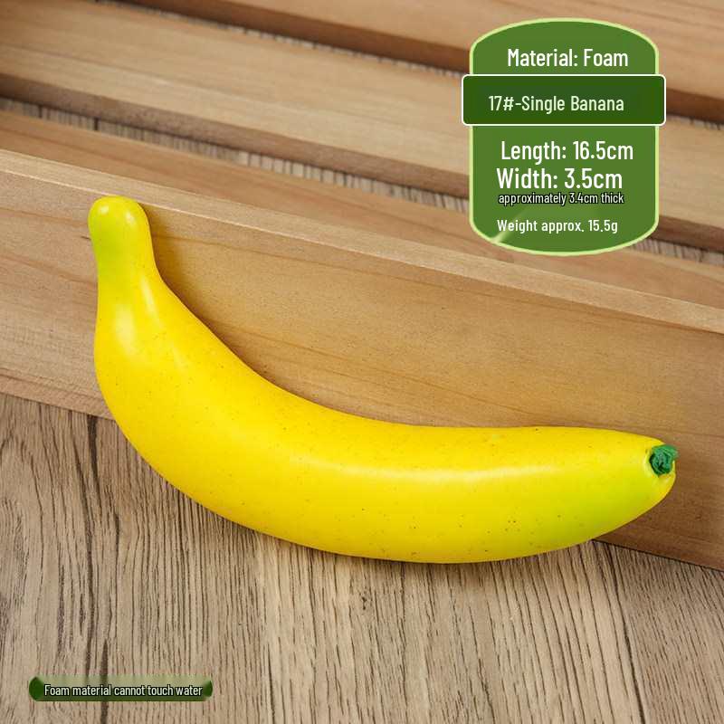 Foam Fruit Model Set: Educational Toy & Display with Plastic Apples, Bananas, Grapes for Kids
