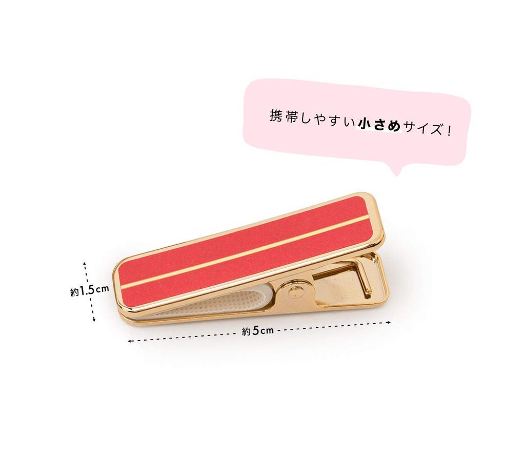 [SOUBIEN] Soubien Kimono Dressing Accessories: Kimono Clips, Handy Clips, Collar Clips, All-Season, Small Size, 4-Piece Set, Vermilion