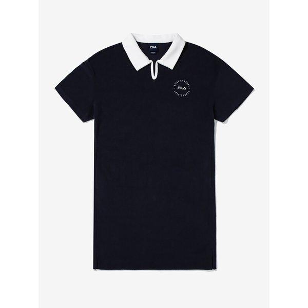 Fila Cotton Terry Collar Dress