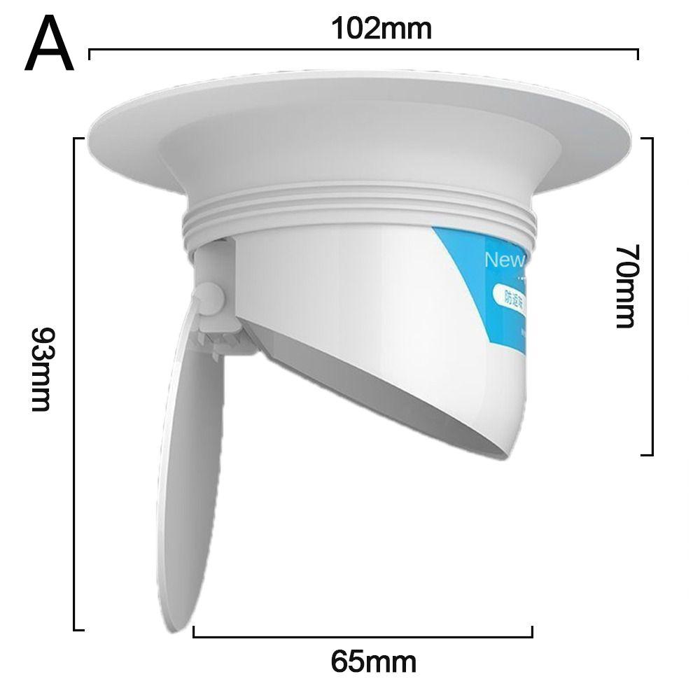 Squatting Pan Anti-smell Plug Plastic Anti-blocking Cover Squatting Pit Smell Stopper Durable Bathroom Squat Toilet Accessories