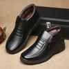 Winter plush warm plush high-top leather shoes men's shoes cotton shoes non-slip overalls men's shoes