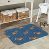 1PC Pink Leopard Pattern Kitchen Rug Non-Slip Door Mats Pop Design Bathroom Rug Bath Mat Carpet for Home Sink Laundry Decor