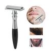 Shaving Razor Double Edge Blade Retro Safety Razor Stainless Steel Men Manual ShaverBlack